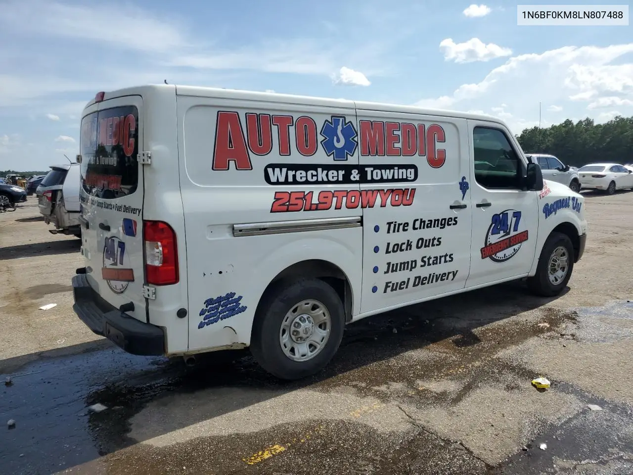 2020 Nissan Nv 1500 S VIN: 1N6BF0KM8LN807488 Lot: 62412145