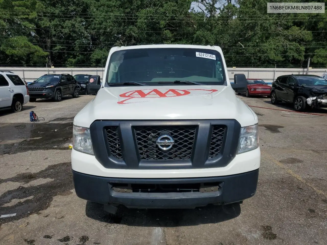 2020 Nissan Nv 1500 S VIN: 1N6BF0KM8LN807488 Lot: 62412145