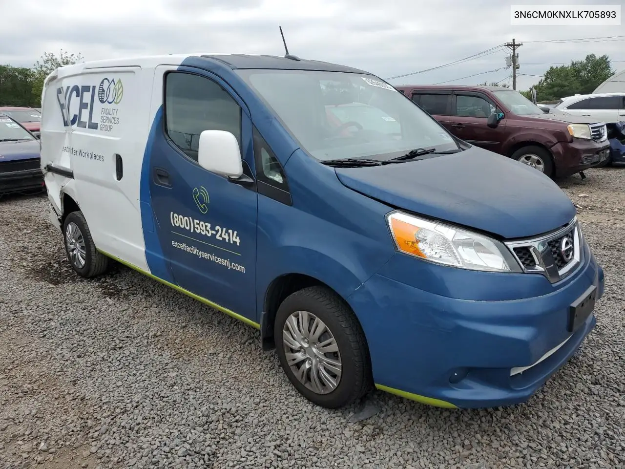 2020 Nissan Nv200 2.5S VIN: 3N6CM0KNXLK705893 Lot: 62646005