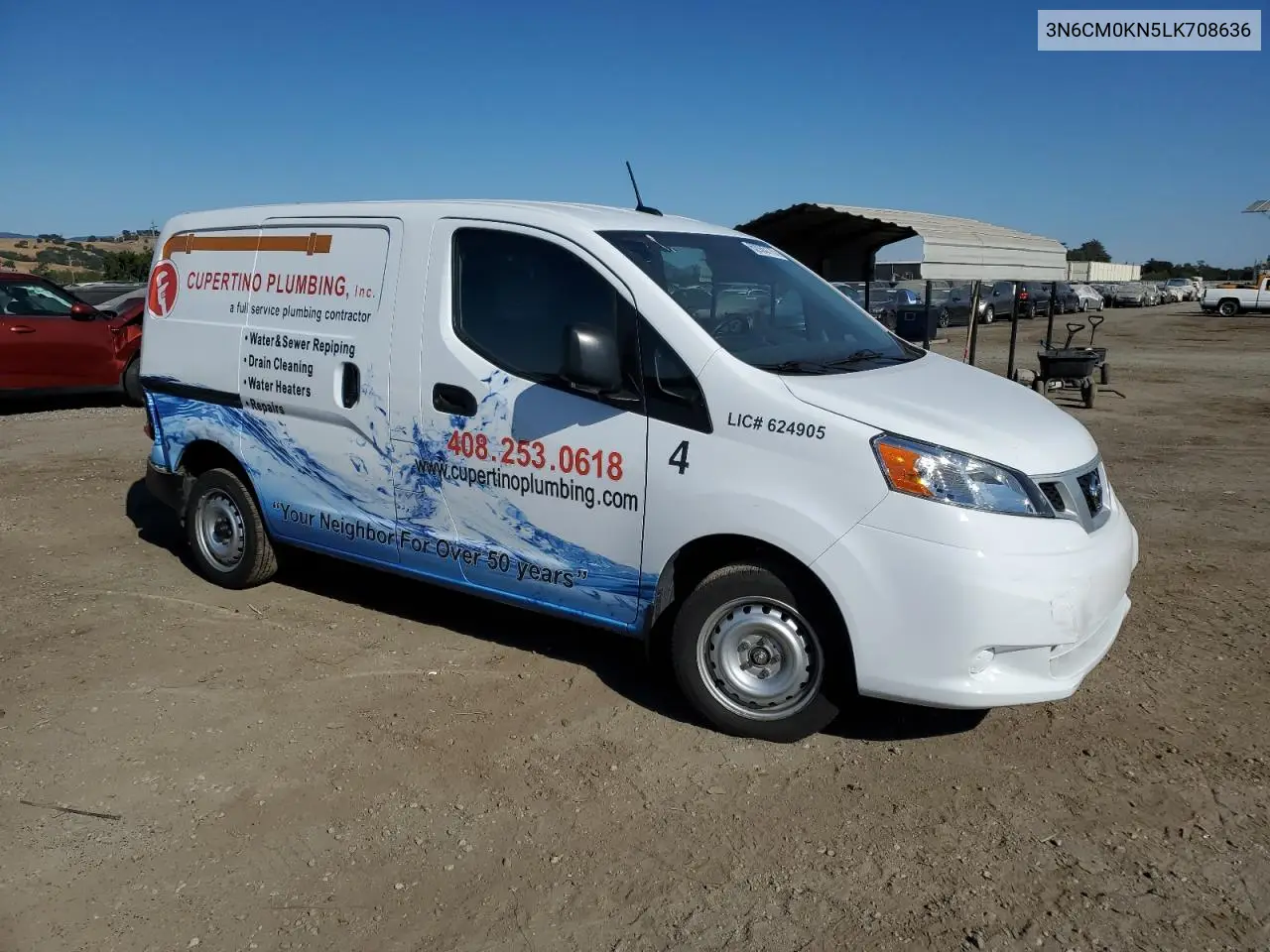2020 Nissan Nv200 2.5S VIN: 3N6CM0KN5LK708636 Lot: 62935775