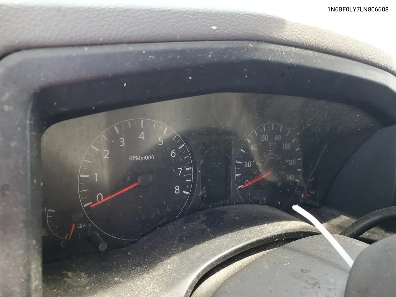 2020 Nissan Nv 2500 S VIN: 1N6BF0LY7LN806608 Lot: 63469975