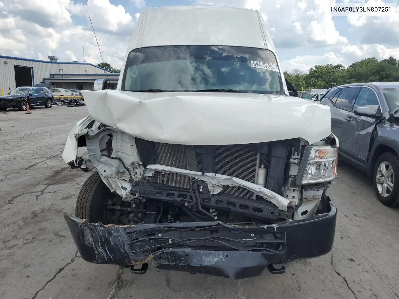 2020 Nissan Nv 2500 Sv VIN: 1N6AF0LY3LN807251 Lot: 64475735