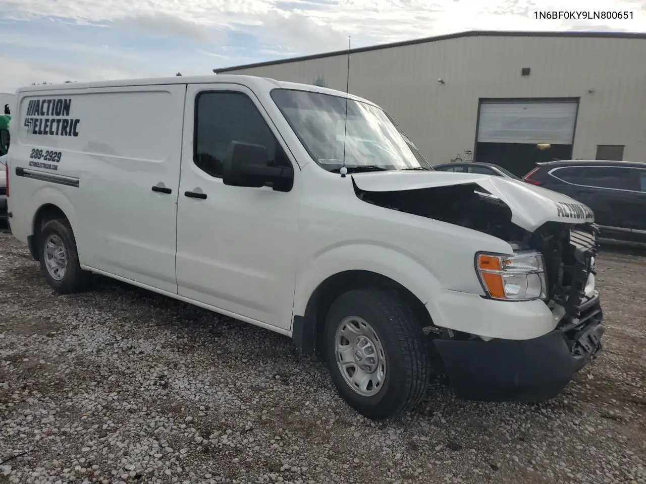 2020 Nissan Nv 2500 S VIN: 1N6BF0KY9LN800651 Lot: 65877145