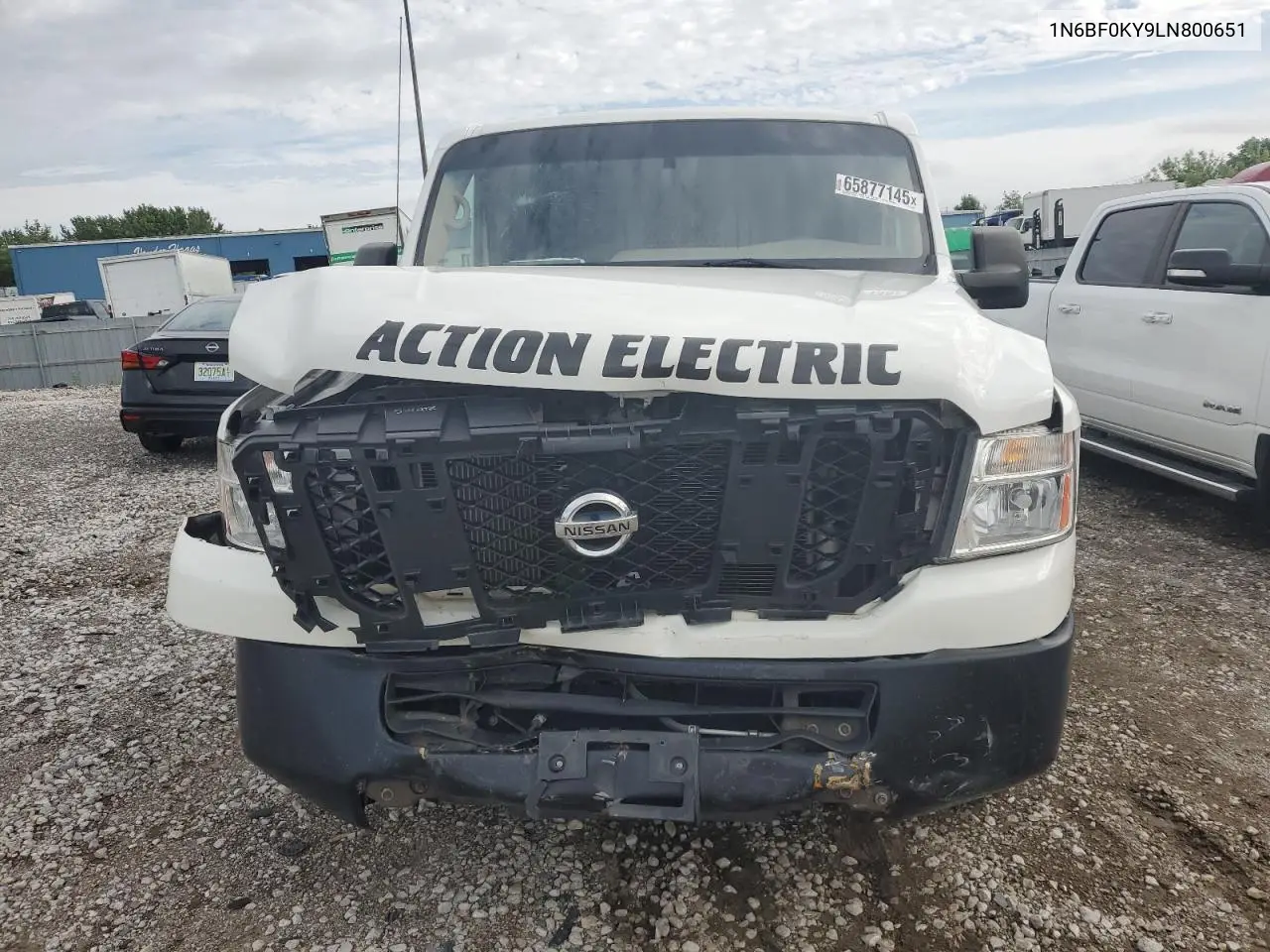 2020 Nissan Nv 2500 S VIN: 1N6BF0KY9LN800651 Lot: 65877145