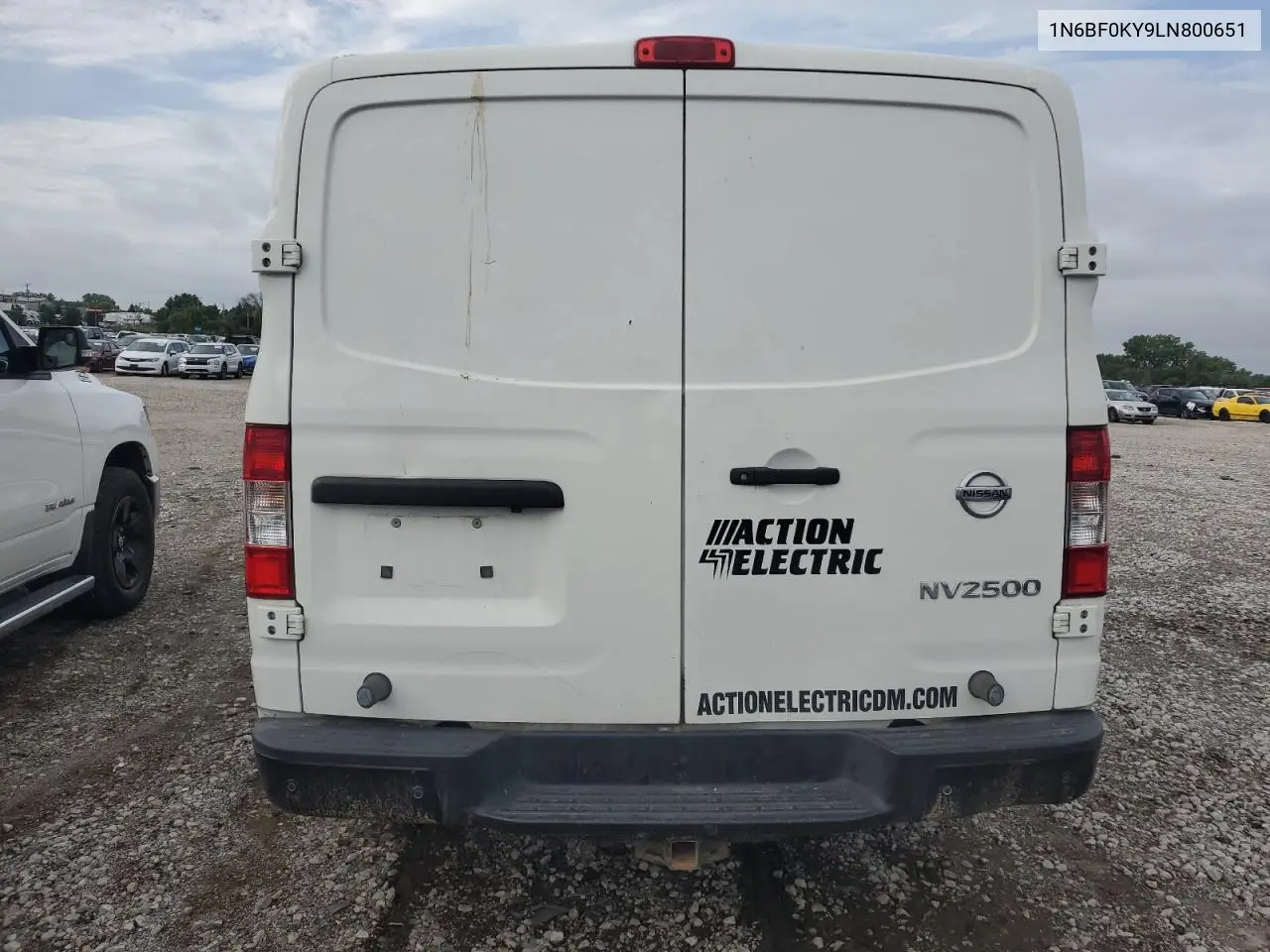 2020 Nissan Nv 2500 S VIN: 1N6BF0KY9LN800651 Lot: 65877145