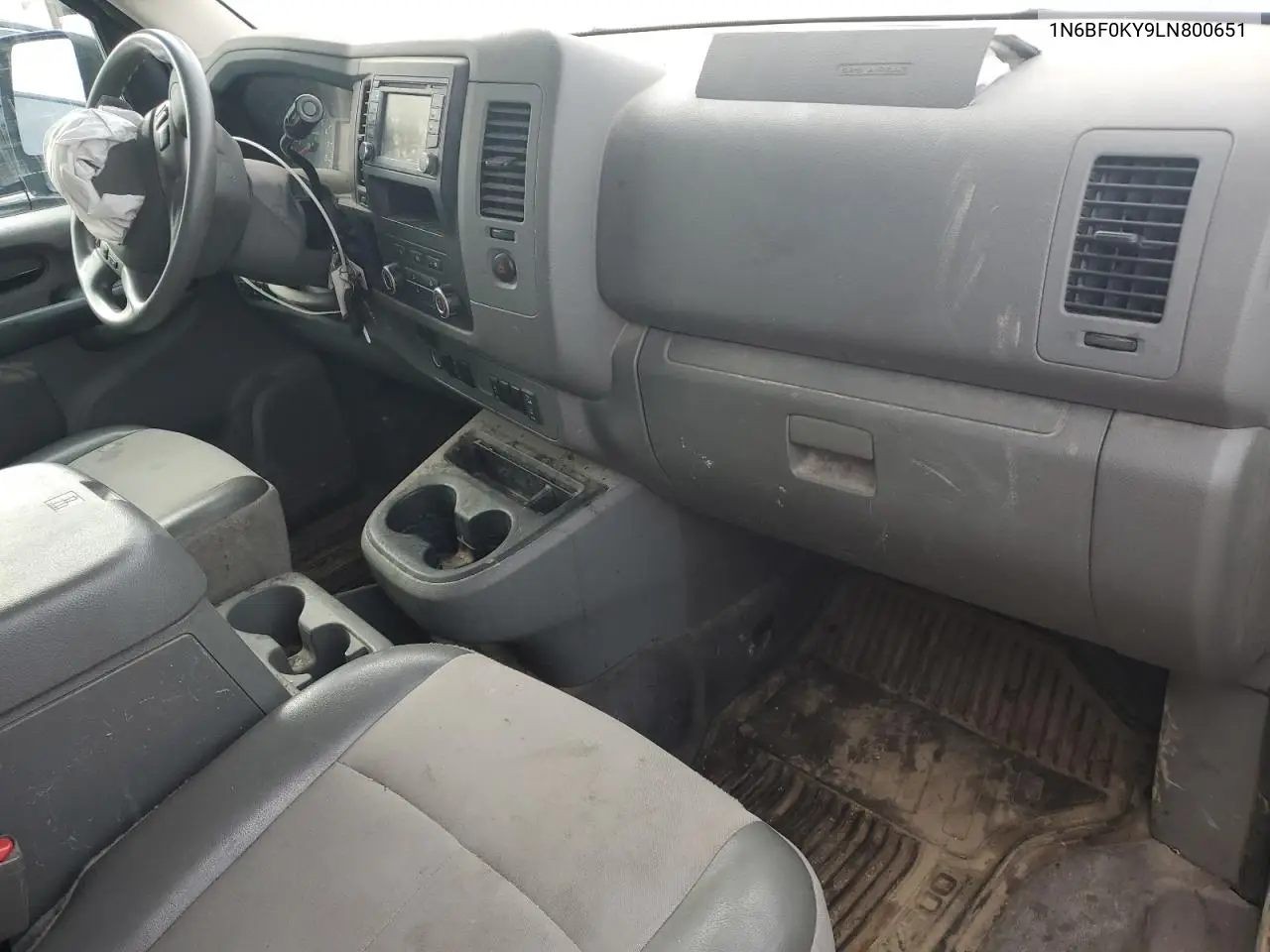 2020 Nissan Nv 2500 S VIN: 1N6BF0KY9LN800651 Lot: 65877145