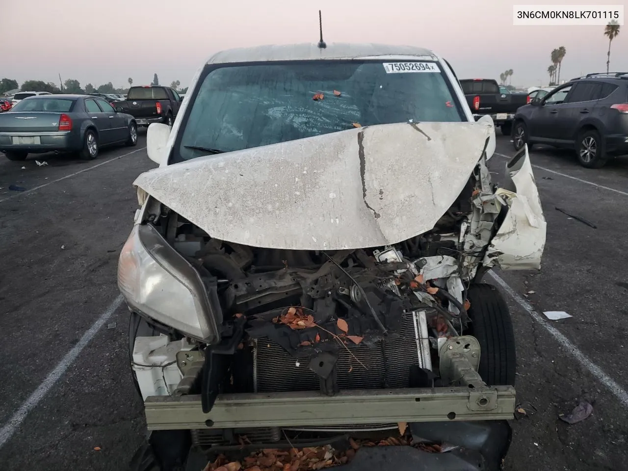 2020 Nissan Nv200 2.5S VIN: 3N6CM0KN8LK701115 Lot: 75052694