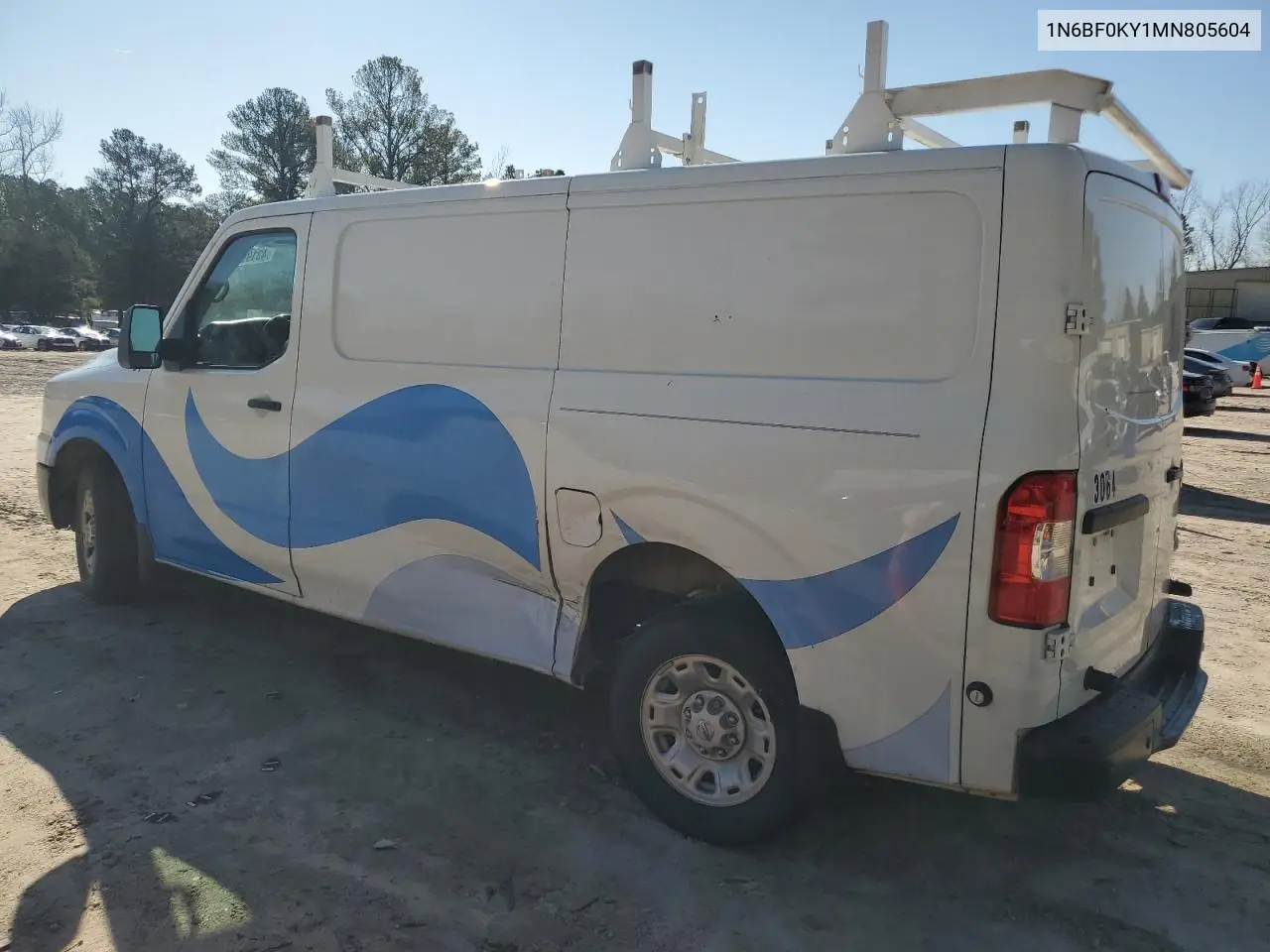 2021 Nissan Nv 2500 S VIN: 1N6BF0KY1MN805604 Lot: 43198105