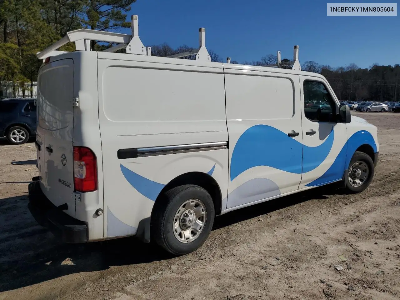 2021 Nissan Nv 2500 S VIN: 1N6BF0KY1MN805604 Lot: 43198105