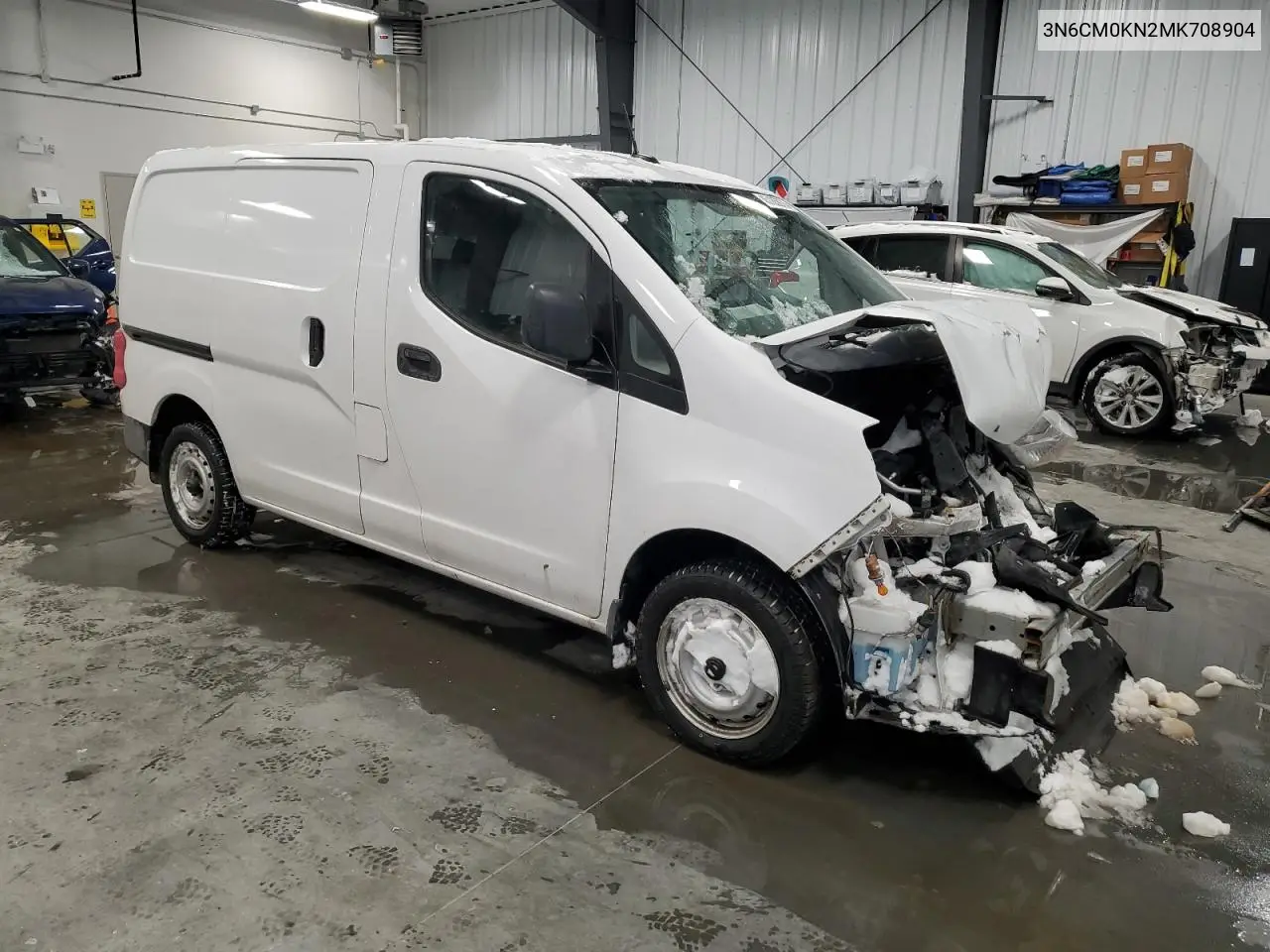 2021 Nissan Nv200 2.5S VIN: 3N6CM0KN2MK708904 Lot: 45185975