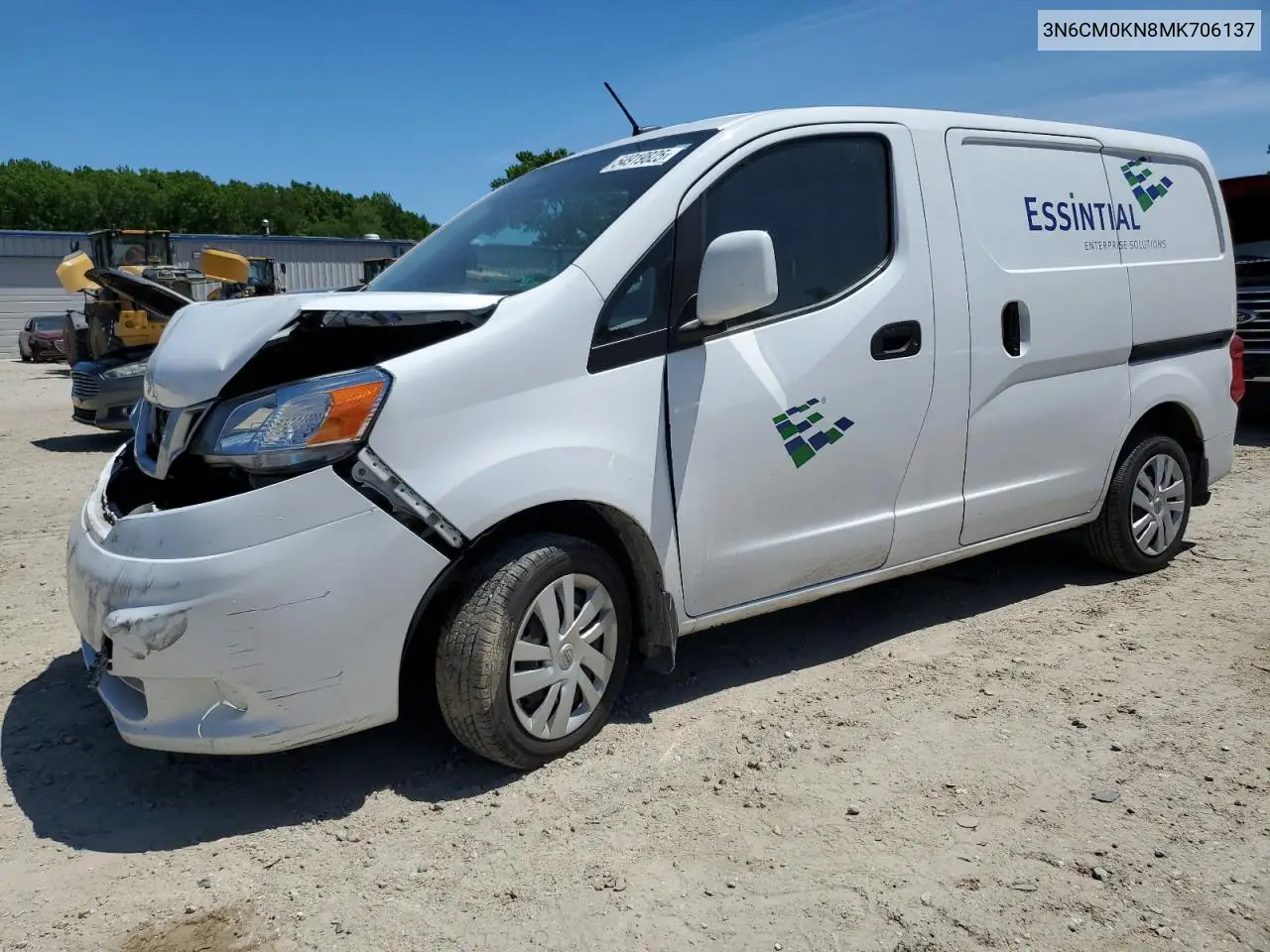 2021 Nissan Nv200 2.5S VIN: 3N6CM0KN8MK706137 Lot: 54919825