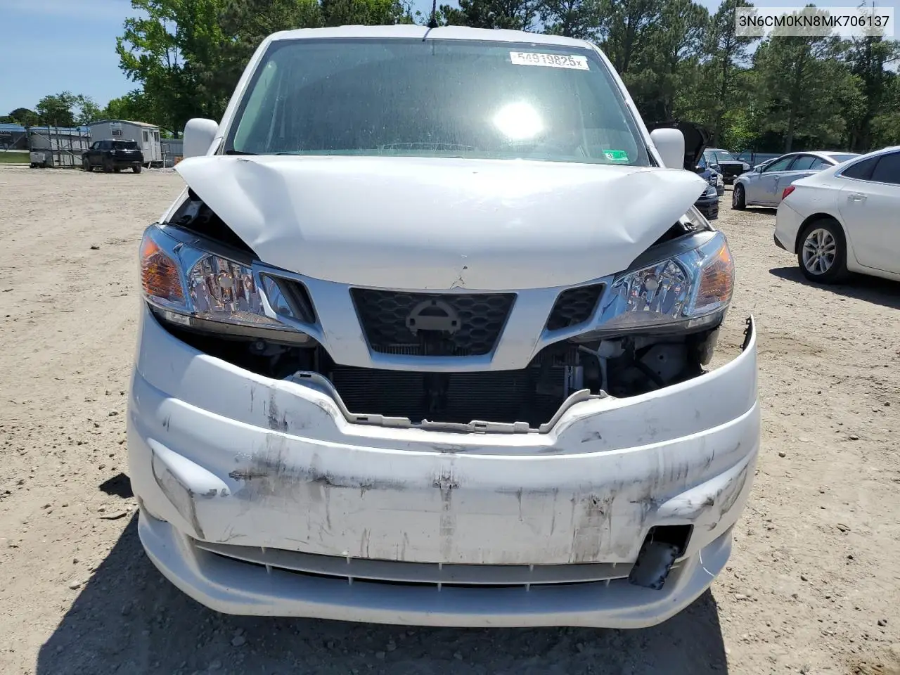 2021 Nissan Nv200 2.5S VIN: 3N6CM0KN8MK706137 Lot: 54919825
