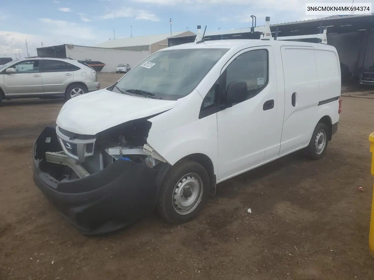 2021 Nissan Nv200 2.5S VIN: 3N6CM0KN4MK694374 Lot: 60213375