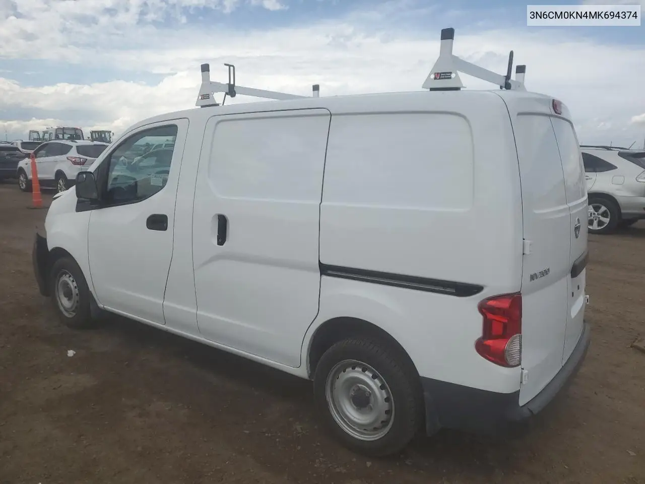 2021 Nissan Nv200 2.5S VIN: 3N6CM0KN4MK694374 Lot: 60213375