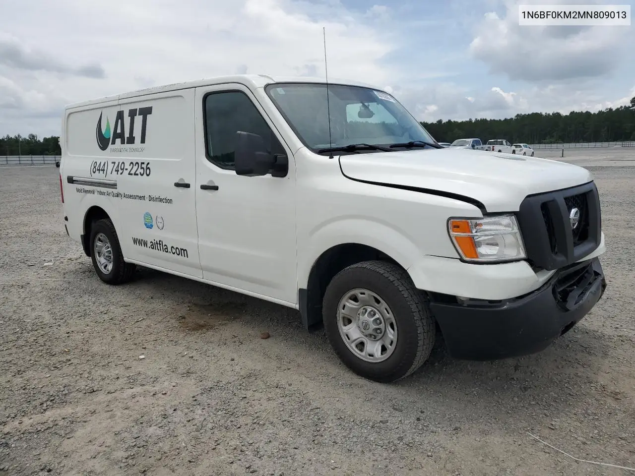 2021 Nissan Nv 1500 S VIN: 1N6BF0KM2MN809013 Lot: 60705505