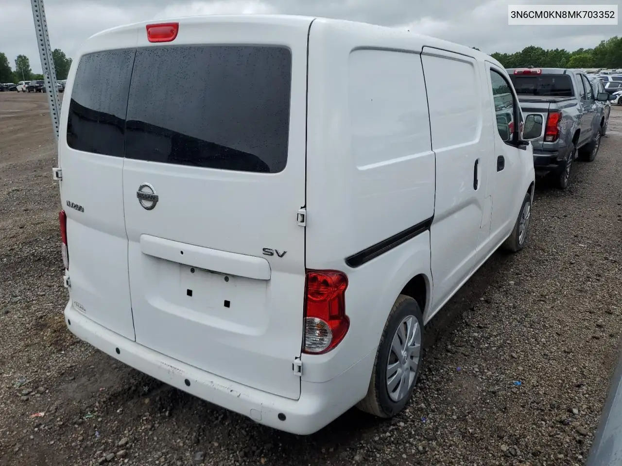 2021 Nissan Nv200 2.5S VIN: 3N6CM0KN8MK703352 Lot: 60914035