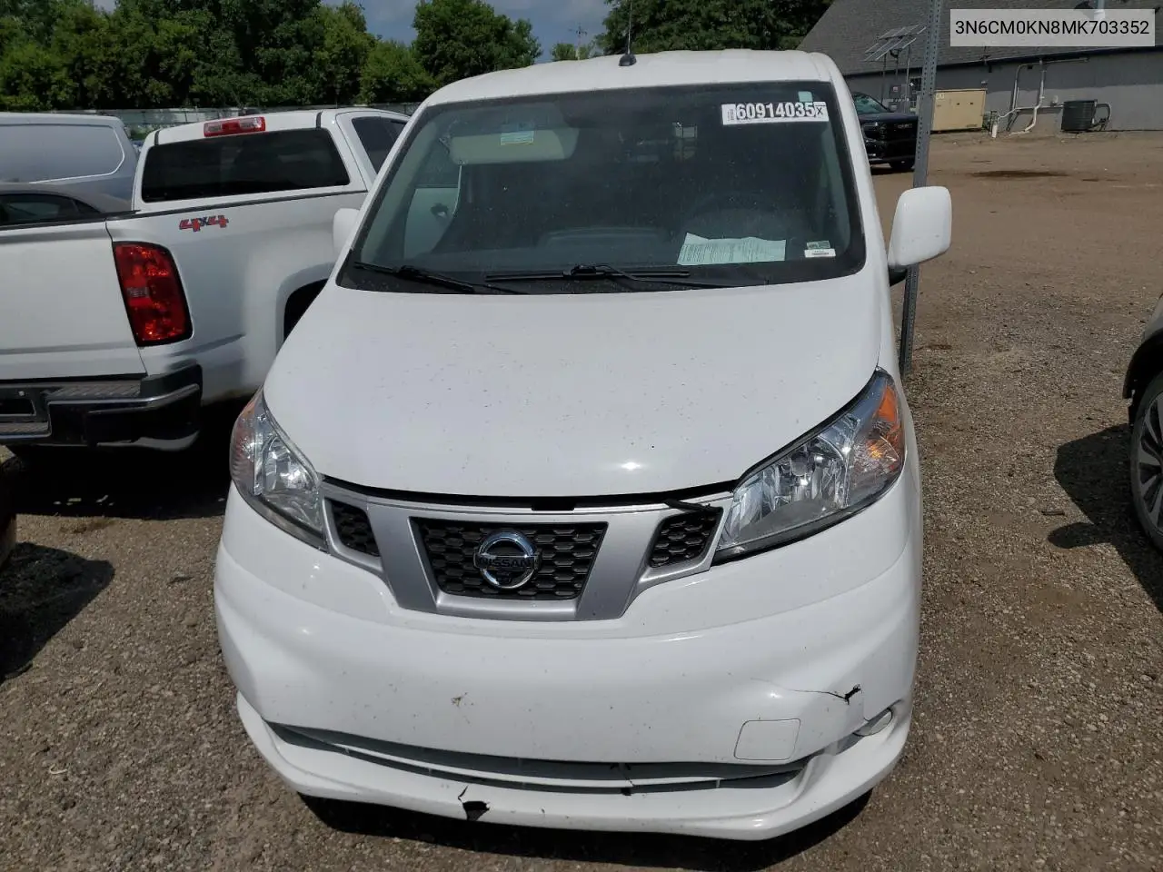 2021 Nissan Nv200 2.5S VIN: 3N6CM0KN8MK703352 Lot: 60914035