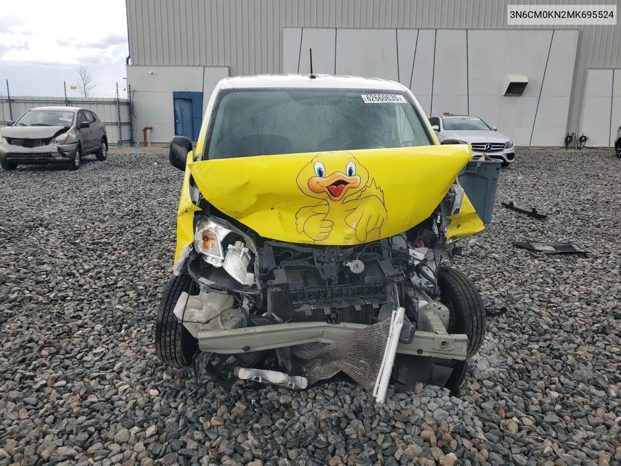 2021 Nissan Nv200 2.5S VIN: 3N6CM0KN2MK695524 Lot: 62660635