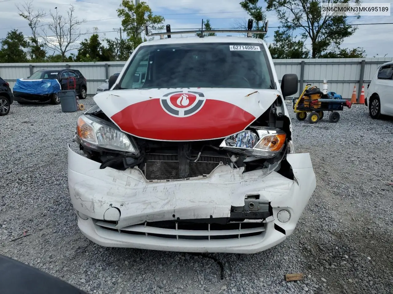 2021 Nissan Nv200 2.5S VIN: 3N6CM0KN3MK695189 Lot: 62714085