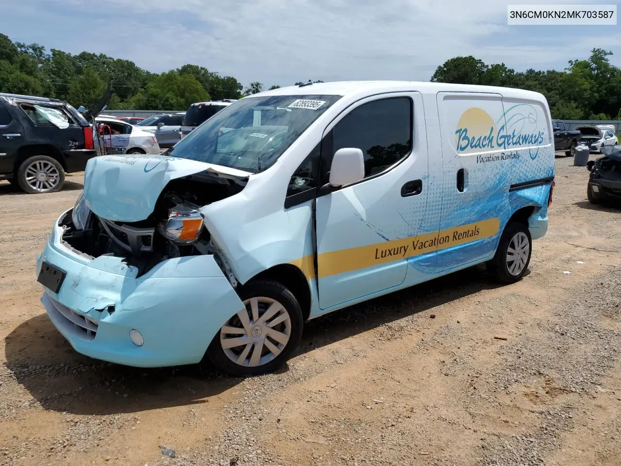 2021 Nissan Nv200 2.5S VIN: 3N6CM0KN2MK703587 Lot: 62893395