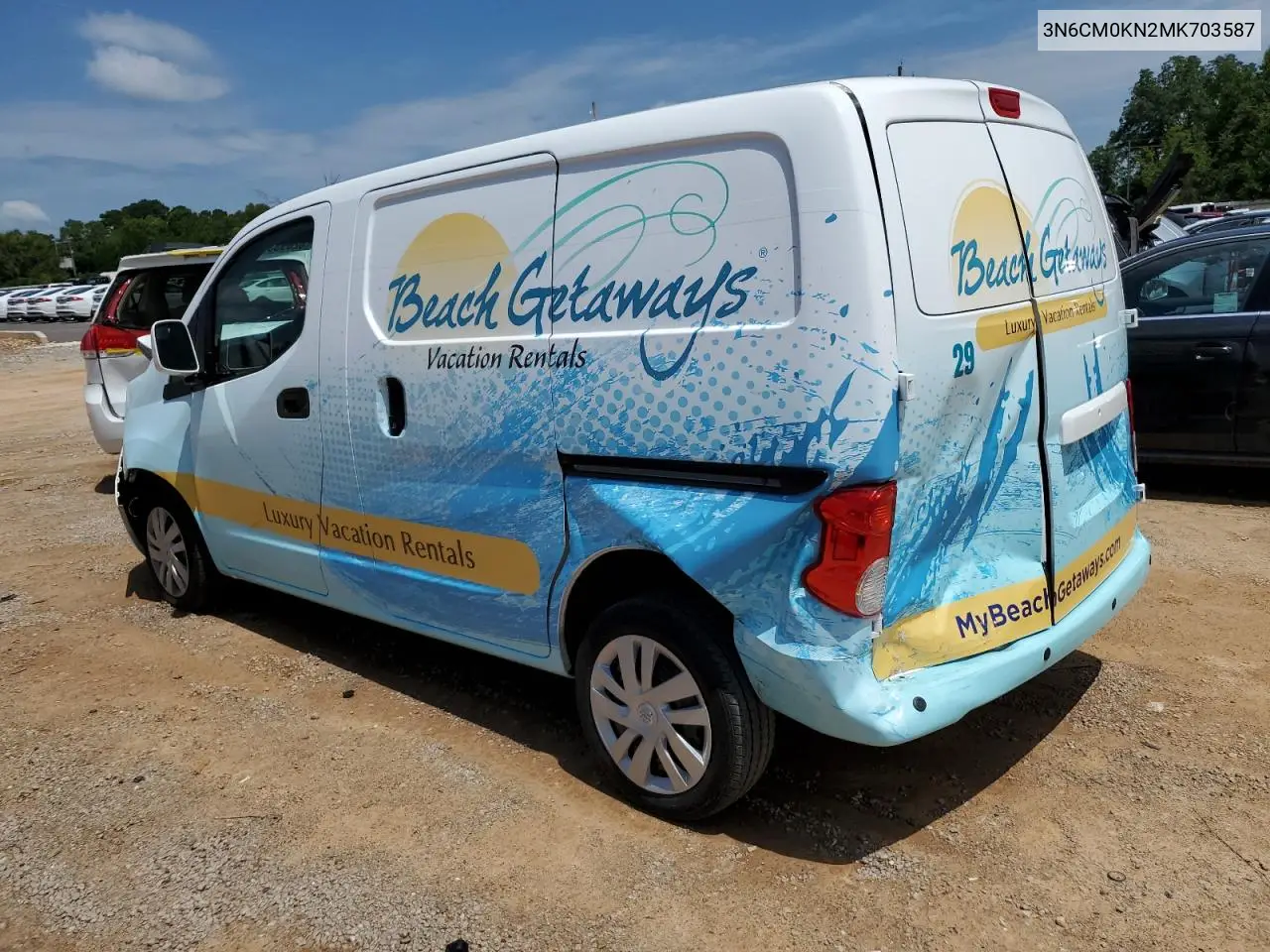 2021 Nissan Nv200 2.5S VIN: 3N6CM0KN2MK703587 Lot: 62893395
