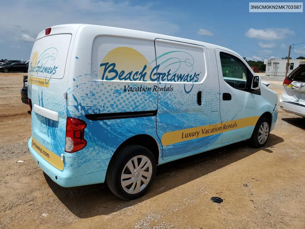 2021 Nissan Nv200 2.5S VIN: 3N6CM0KN2MK703587 Lot: 62893395
