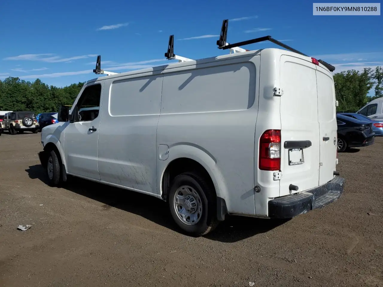 2021 Nissan Nv 2500 S VIN: 1N6BF0KY9MN810288 Lot: 62958565