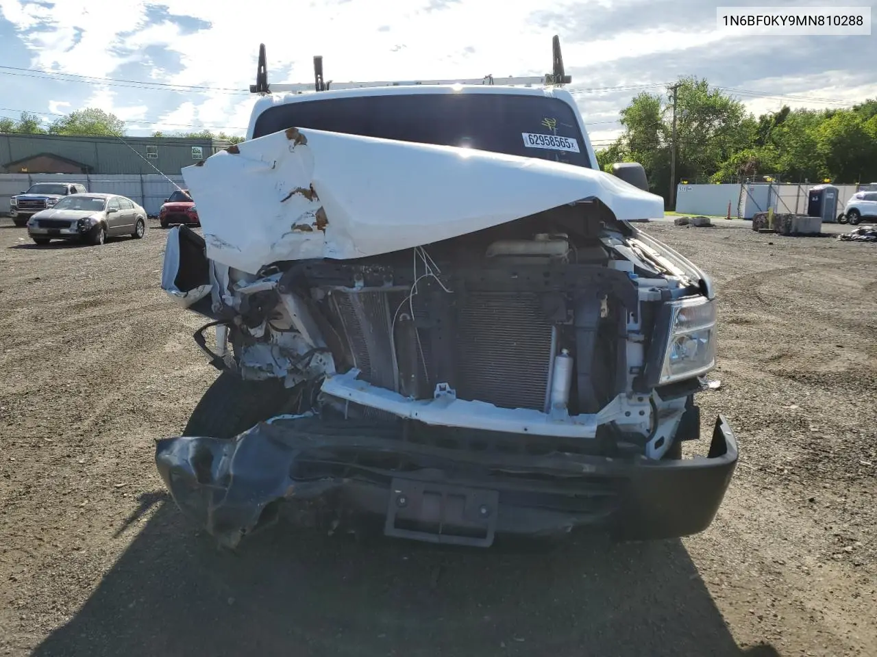 2021 Nissan Nv 2500 S VIN: 1N6BF0KY9MN810288 Lot: 62958565
