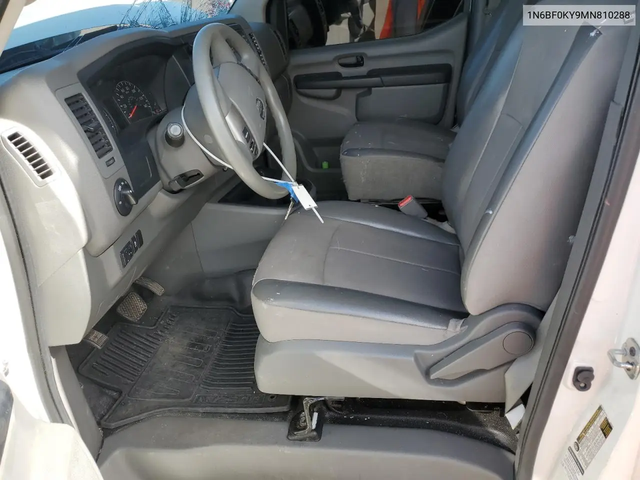 2021 Nissan Nv 2500 S VIN: 1N6BF0KY9MN810288 Lot: 62958565