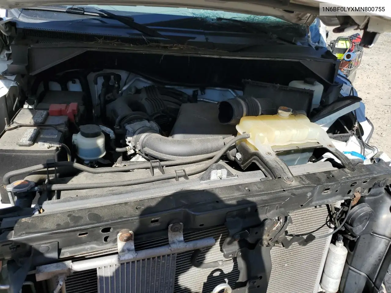 2021 Nissan Nv 2500 S VIN: 1N6BF0LYXMN800755 Lot: 65712665