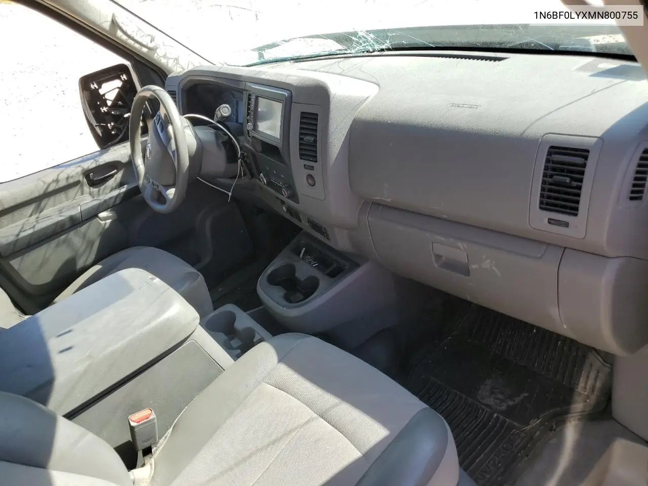 2021 Nissan Nv 2500 S VIN: 1N6BF0LYXMN800755 Lot: 65712665