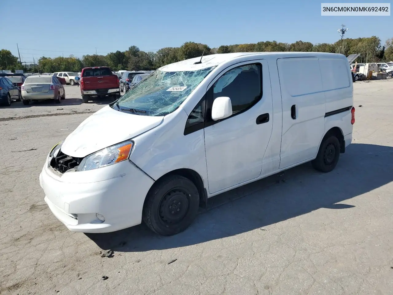 2021 Nissan Nv200 2.5S VIN: 3N6CM0KN0MK692492 Lot: 75454854