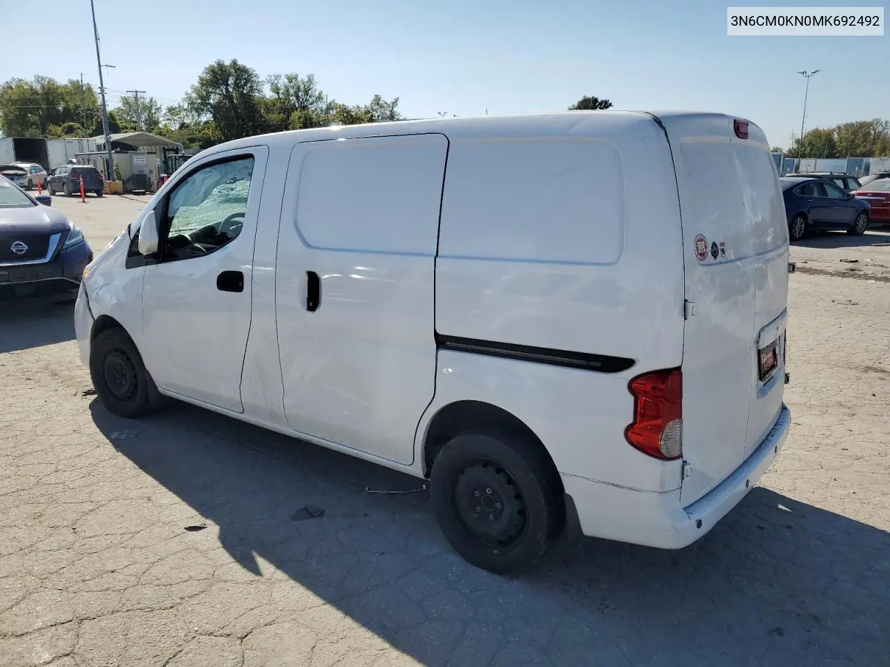 2021 Nissan Nv200 2.5S VIN: 3N6CM0KN0MK692492 Lot: 75454854