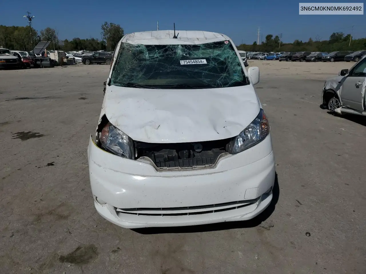 2021 Nissan Nv200 2.5S VIN: 3N6CM0KN0MK692492 Lot: 75454854