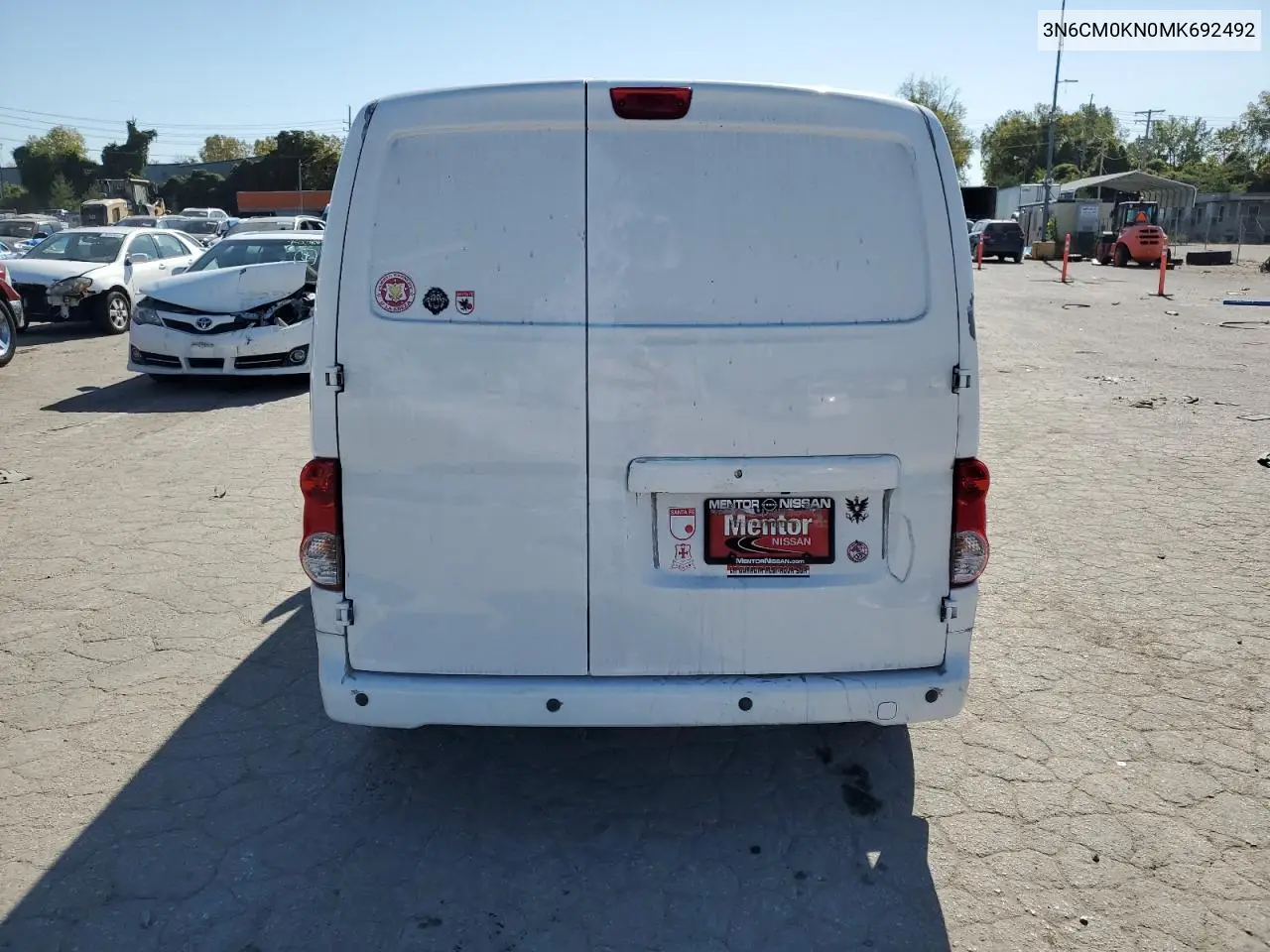 2021 Nissan Nv200 2.5S VIN: 3N6CM0KN0MK692492 Lot: 75454854