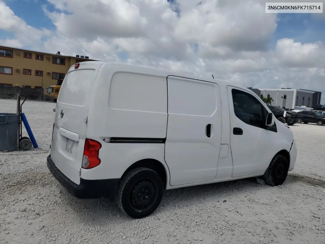 2015 Nissan Nv200 2.5S VIN: 3N6CM0KN6FK715714 Lot: 59787245