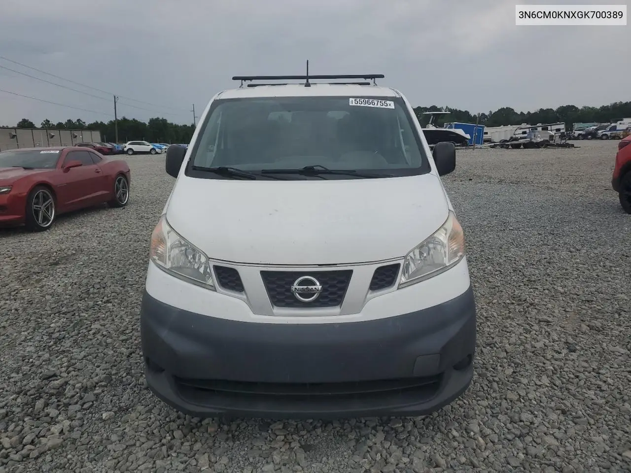 2016 Nissan Nv200 2.5S VIN: 3N6CM0KNXGK700389 Lot: 55966755