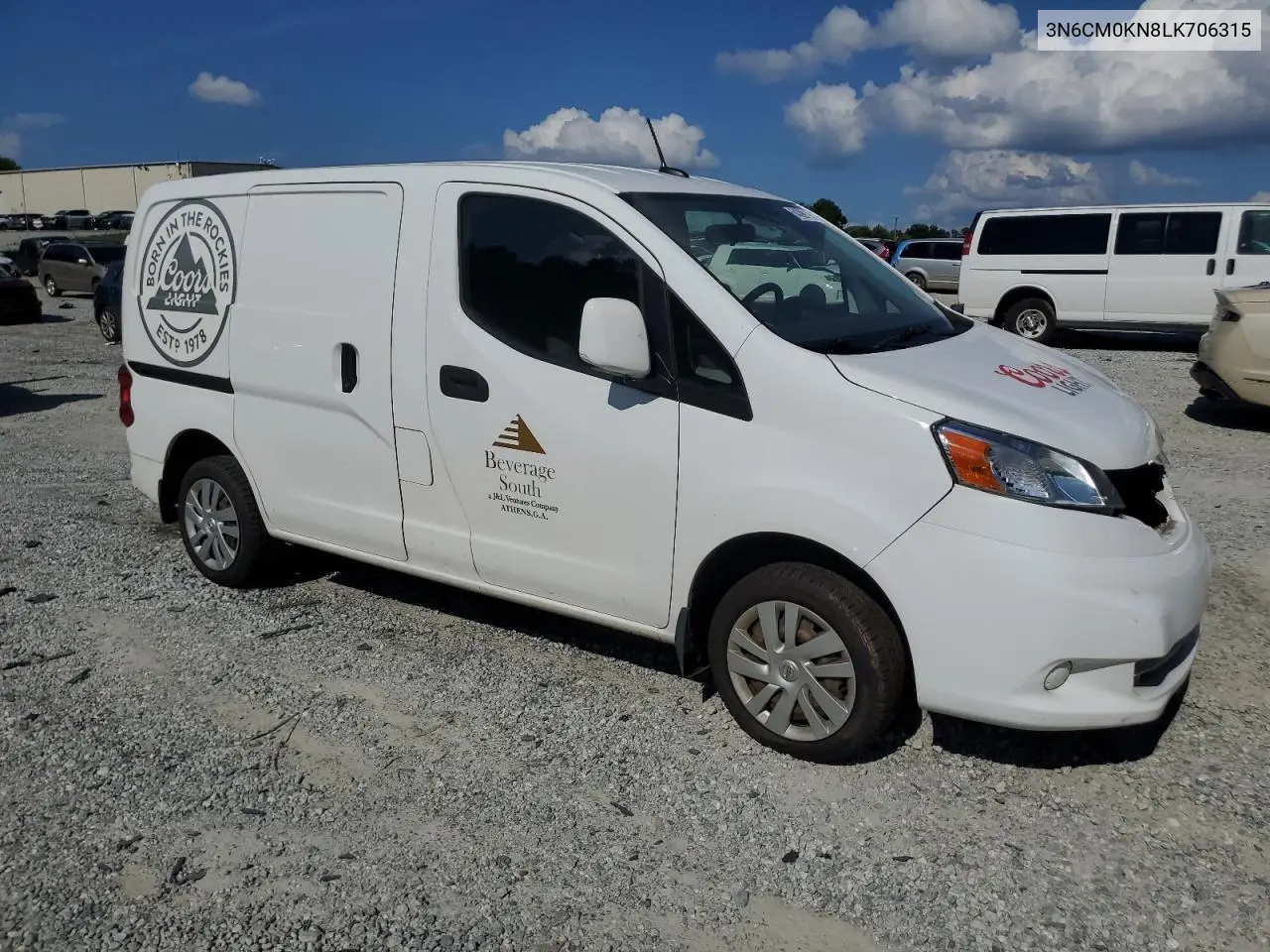 2020 Nissan Nv200 2.5S VIN: 3N6CM0KN8LK706315 Lot: 64399115
