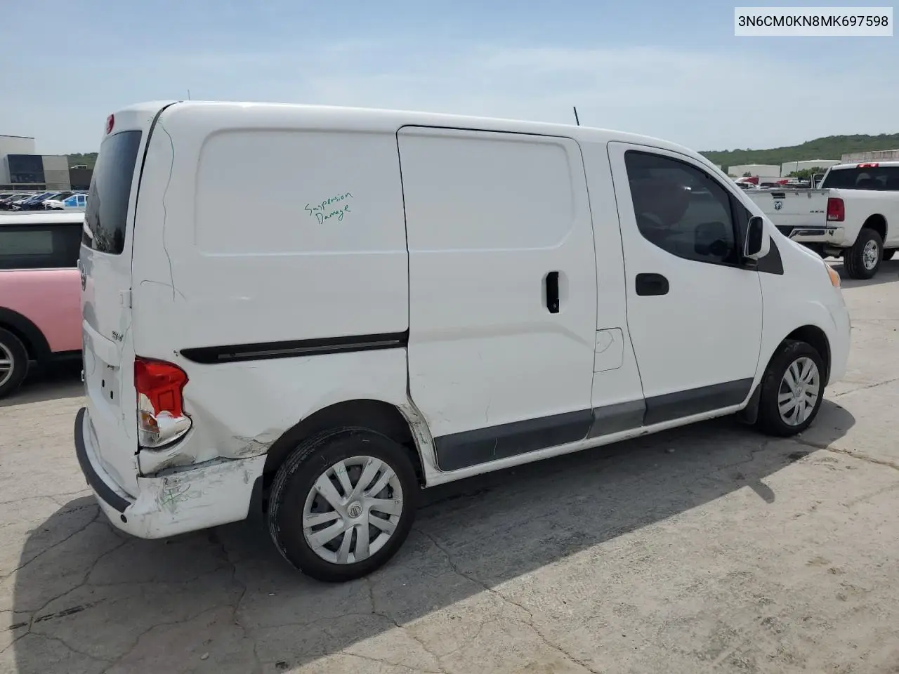 2021 Nissan Nv200 2.5S VIN: 3N6CM0KN8MK697598 Lot: 56954855