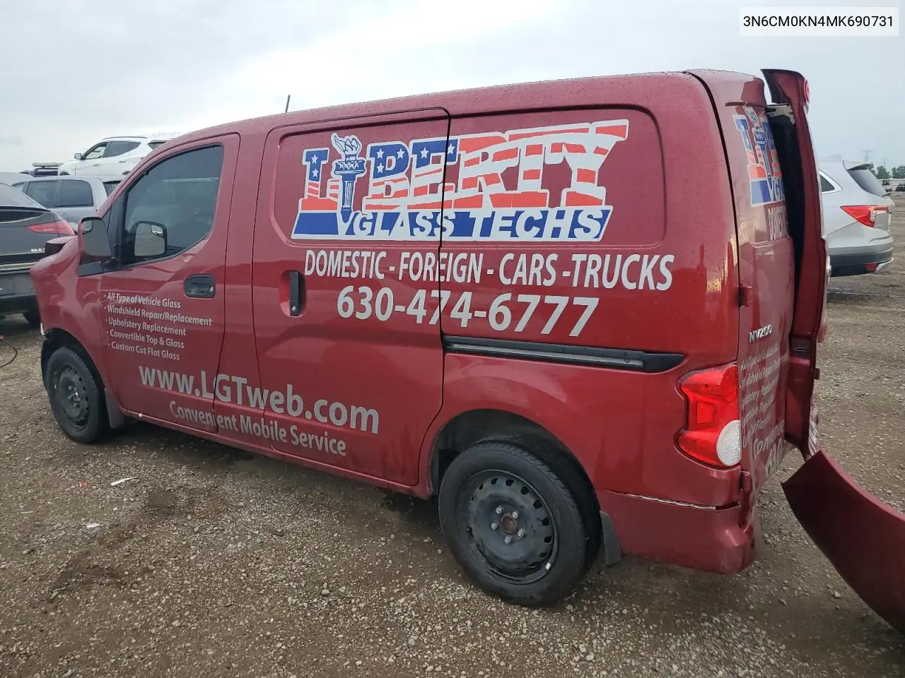 2021 Nissan Nv200 2.5S VIN: 3N6CM0KN4MK690731 Lot: 65220515