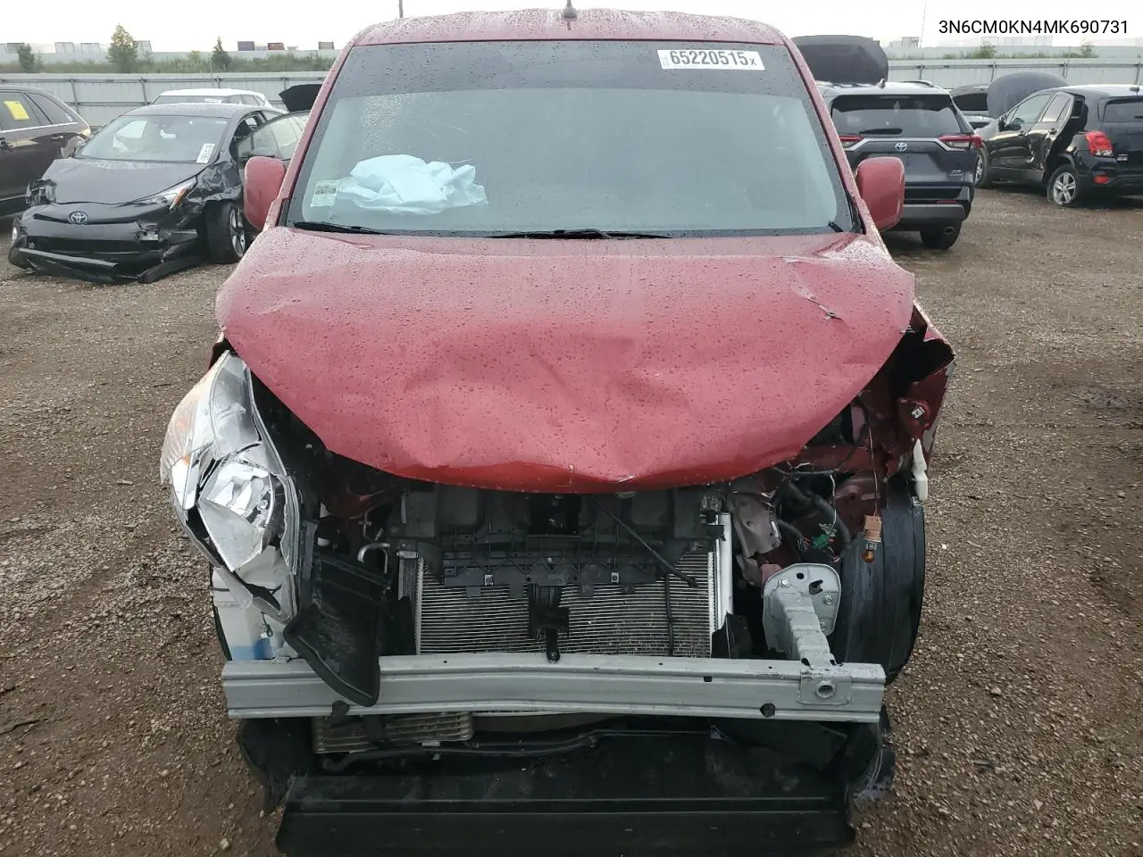 2021 Nissan Nv200 2.5S VIN: 3N6CM0KN4MK690731 Lot: 65220515