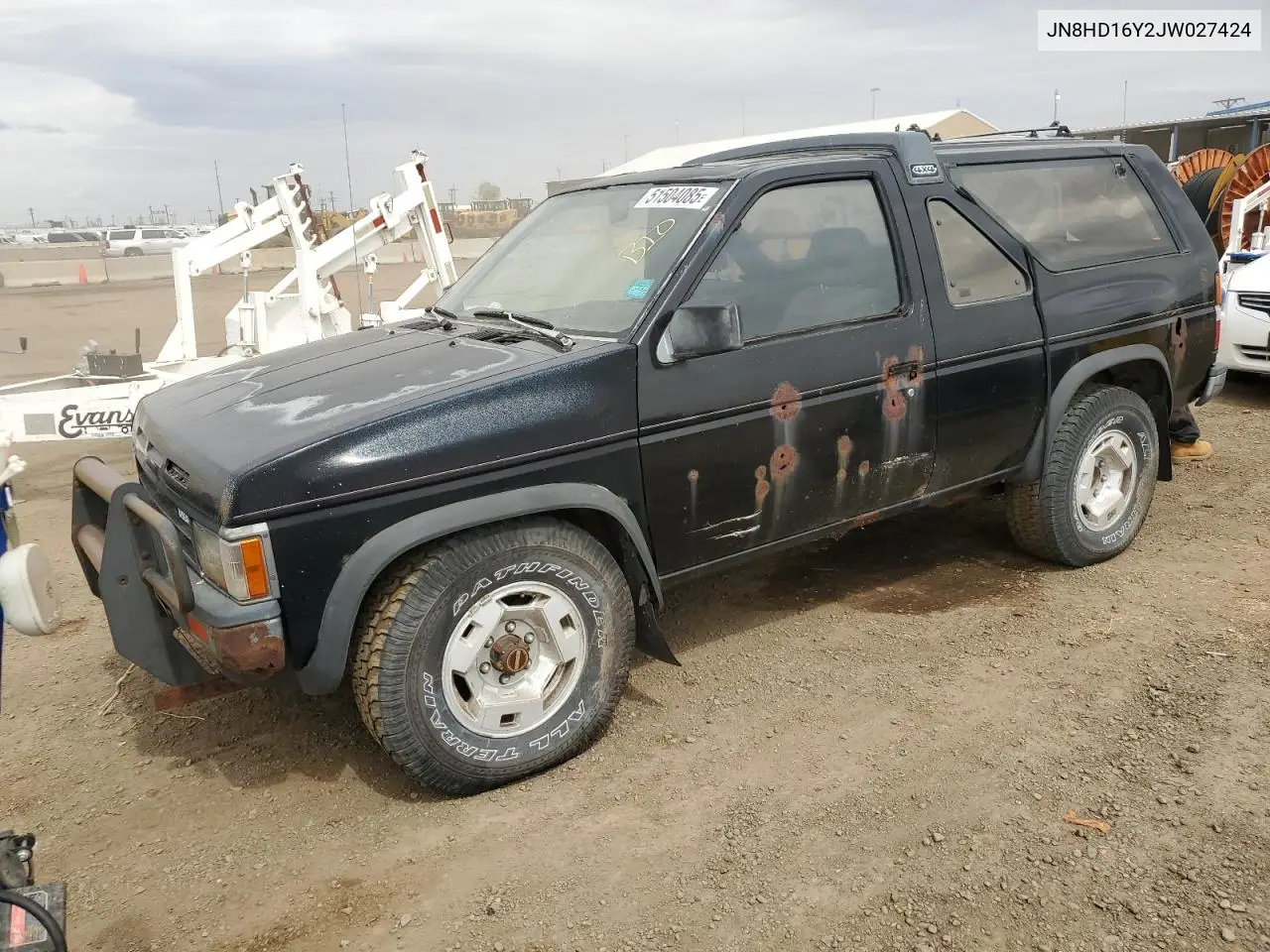 1988 Nissan Pathfinder VIN: JN8HD16Y2JW027424 Lot: 51504085