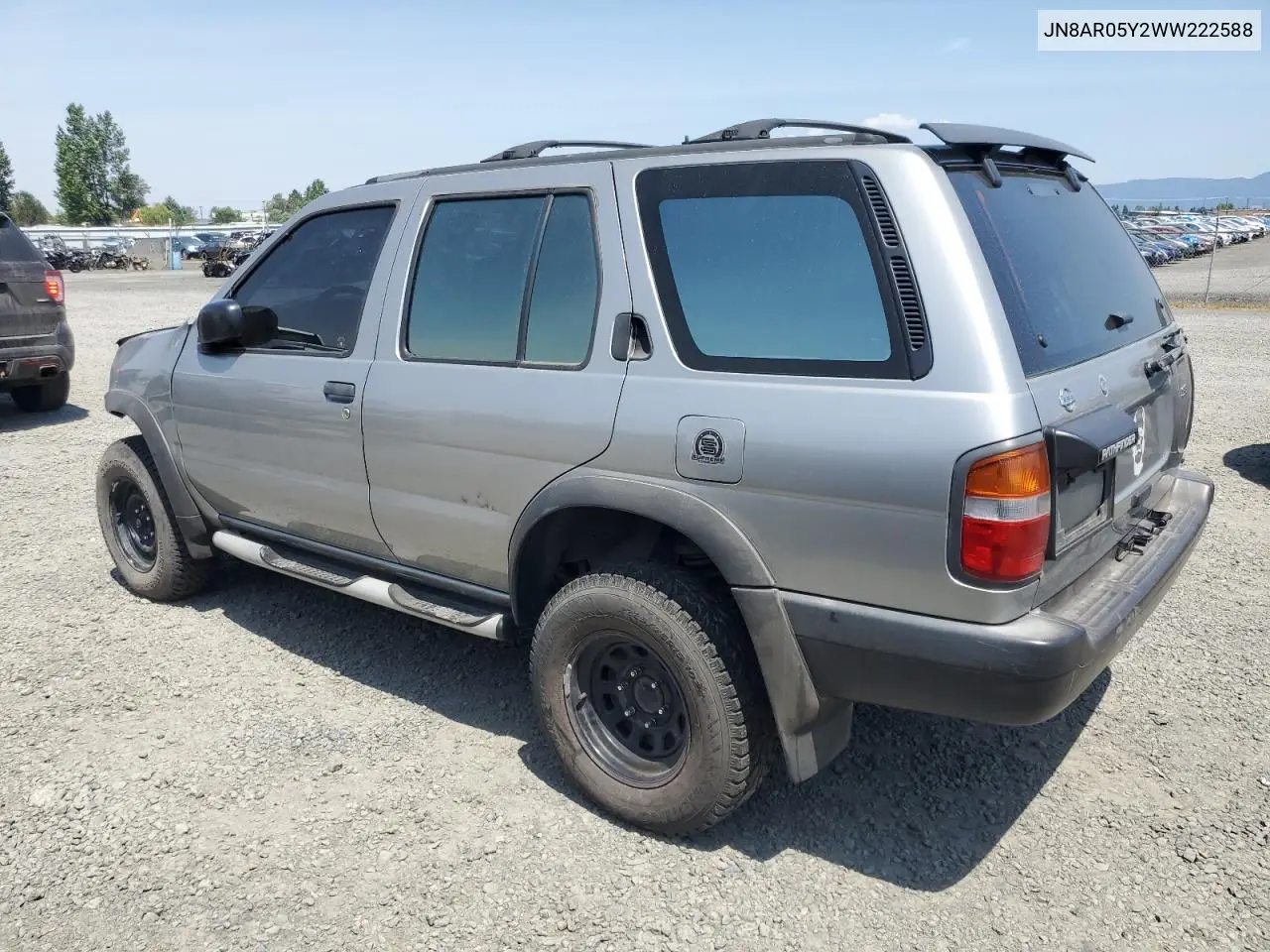 1998 Nissan Pathfinder Le VIN: JN8AR05Y2WW222588 Lot: 60874565