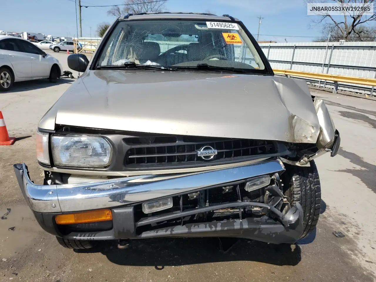 1999 Nissan Pathfinder Xe VIN: JN8AR05S3XW292985 Lot: 51495625