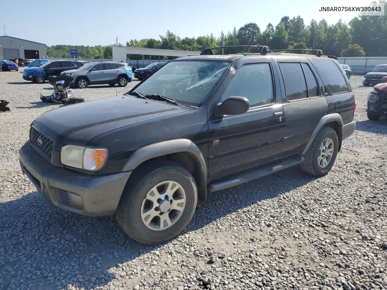 1999 Nissan Pathfinder Le VIN: JN8AR07S6XW380443 Lot: 61934565