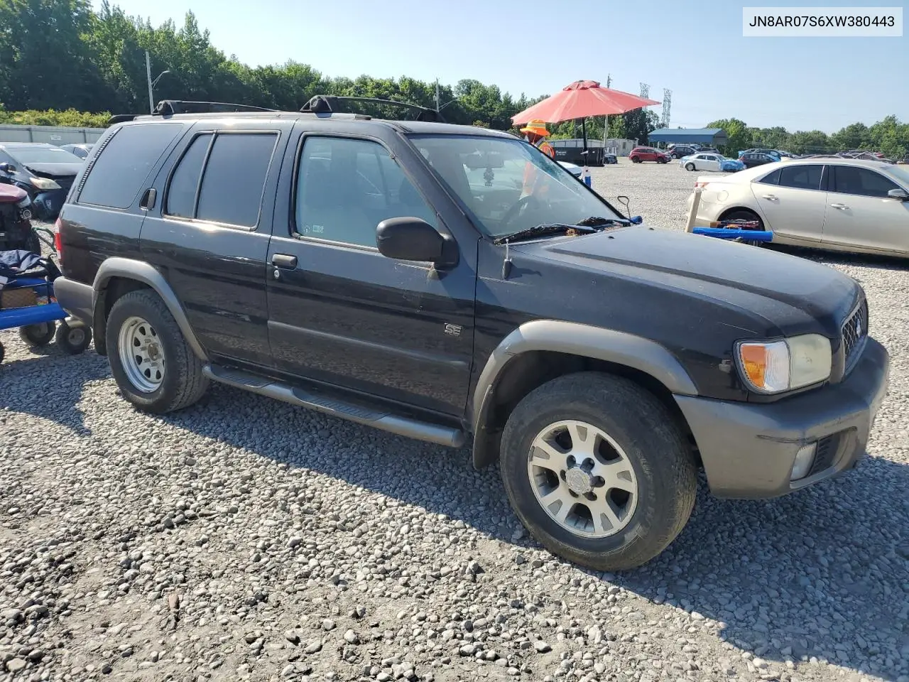 1999 Nissan Pathfinder Le VIN: JN8AR07S6XW380443 Lot: 61934565