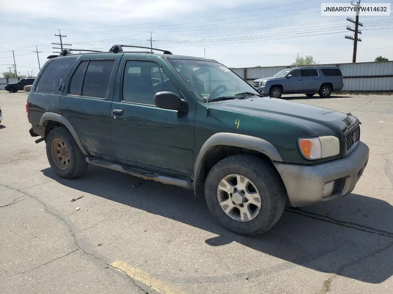 2000 Nissan Pathfinder Le VIN: JN8AR07Y8YW414632 Lot: 56224215
