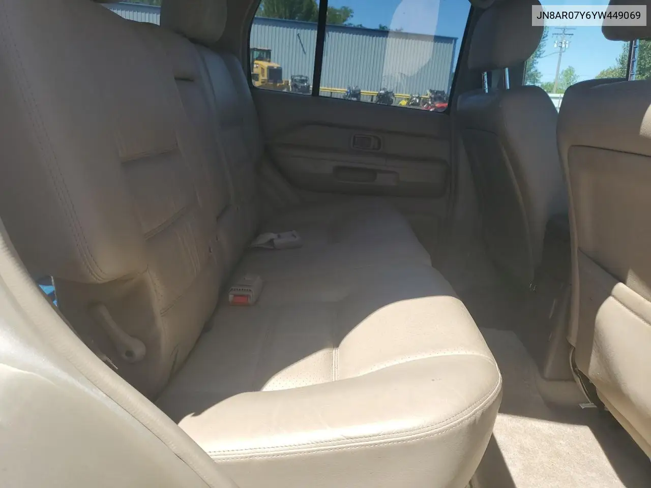 2000 Nissan Pathfinder Le VIN: JN8AR07Y6YW449069 Lot: 63766975