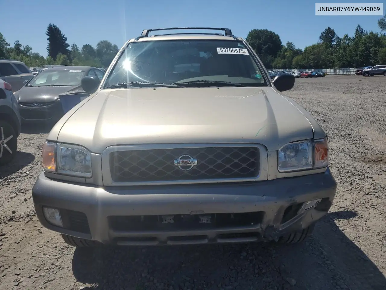 2000 Nissan Pathfinder Le VIN: JN8AR07Y6YW449069 Lot: 63766975