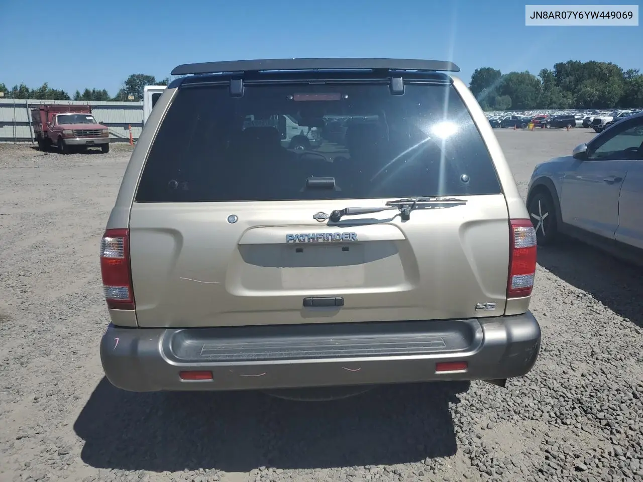 2000 Nissan Pathfinder Le VIN: JN8AR07Y6YW449069 Lot: 63766975